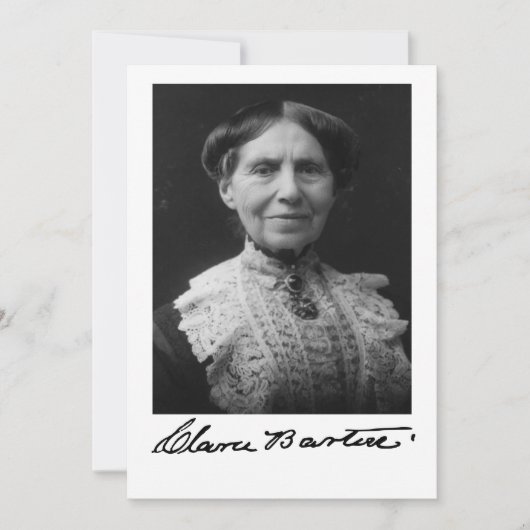 Portret van Clara Barton Kaart (Voorkant)