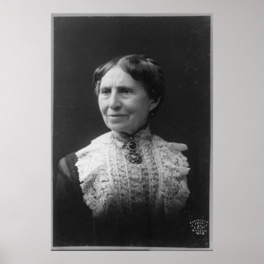 Portret van Clara Barton Later in het leven Poster (Voorkant)
