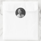 Portret van Clara Barton Later in het leven Ronde Sticker (Tas)
