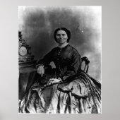 Portret van Clara Barton Poster (Voorkant)