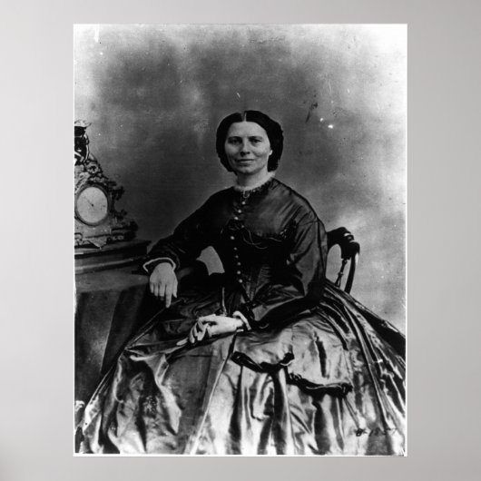 Portret van Clara Barton Poster (Voorkant)