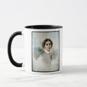 Portret van Clara Schumann 1853 Mok (Links)