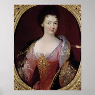 Portret van Claudine Alexandrine Guerin Poster