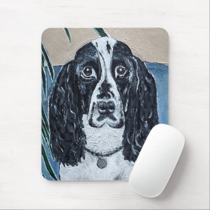 Portret van Cocker Spaniel Schilderij van Alfred F Muismat