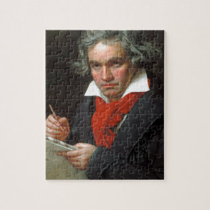  portret van componist Ludwig von Beethoven Legpuzzel