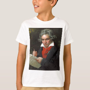  portret van componist Ludwig von Beethoven T-shirt