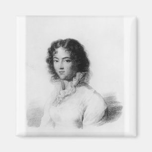 Portret van Constanze Mozart 1828 Magneet