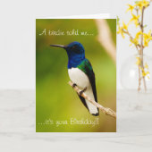 Portret van Contemplation Verjaardag Wenskaart Kaart (Gele Bloem)