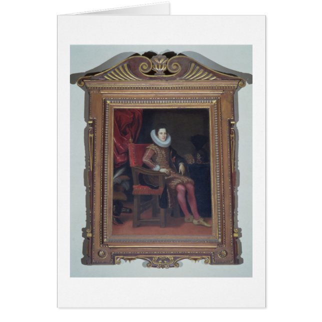 Portret van Cosimo II de'Medici (1590-1621) (aardo (Voorkant)