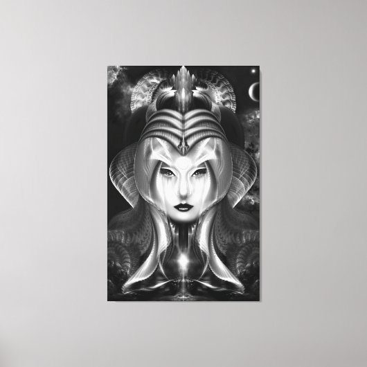 Portret van Cyiria Midnight Bright Canvas Print (Voorkant)