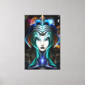 Portret van Cyria Canvas Print (Voorkant)