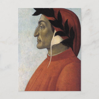 Portret van Dante Briefkaart