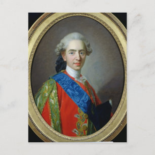 Portret van Dauphin Louis van Frankrijk Briefkaart