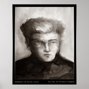 Portret van David Lynch Poster
