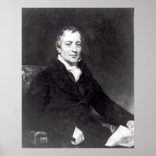 Portret van David Ricardo Poster (Voorkant)