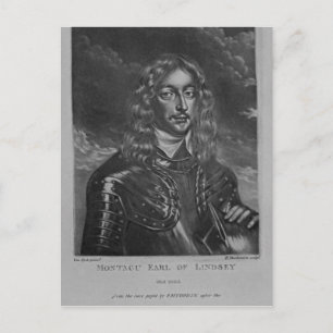 Portret van de 2e graaf van Lindsay Briefkaart