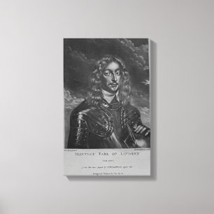 Portret van de 2e graaf van Lindsay Canvas Afdruk