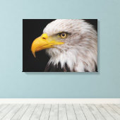Portret van de adelaar canvas afdruk (Insitu (Houten vloer))