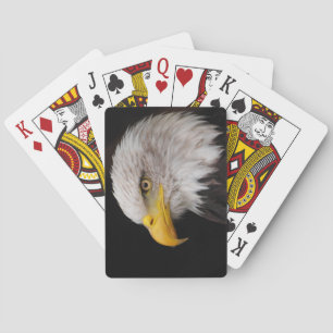 Portret van de adelaar pokerkaarten
