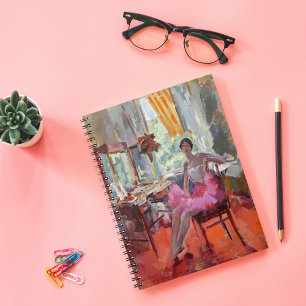 Portret van de Ballerina Vera Trefilova   Korovin Notitieboek