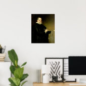 Portret van de beeldhouwer Juan Martinez Poster (Thuiskantoor)