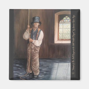 "Portret van de Bell Ringer bij de Welsh Chapel" Magneet