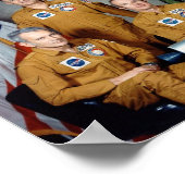 Portret van de bemanning voor het Apollo-Soyuz-tes Poster (Hoek)