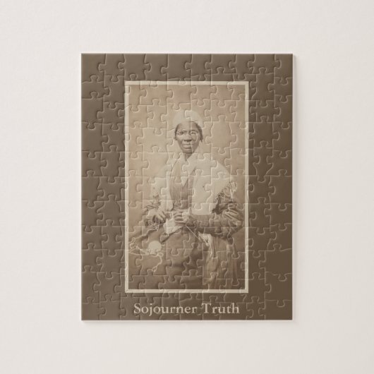  portret van de bokser Sojourner Truth Legpuzzel (Verticaal)
