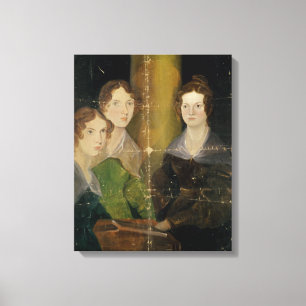 Portret van de Bronte Sisters, c.1834 Canvas Afdruk
