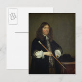 Portret van de burgemeester briefkaart (Voorkant / Achterkant)