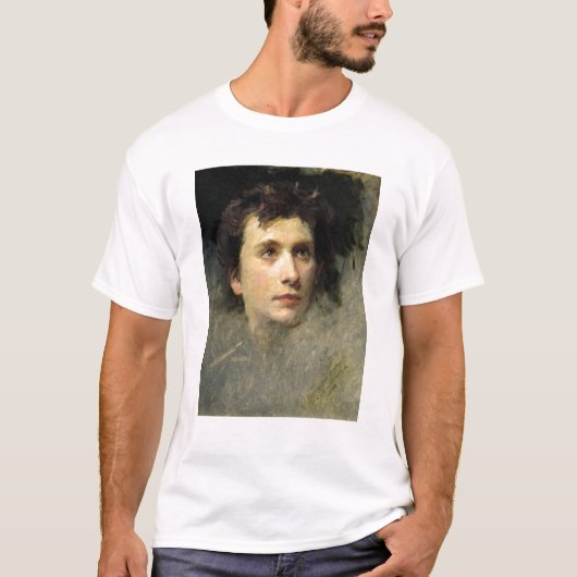 Portret van de componist Pyotr Ilyich T-shirt (Voorkant)