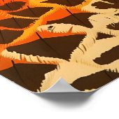 portret van de Cooper's Hawk Poster (Hoek)