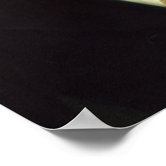 Portret van de dichter Heinrich Heine 1842 Poster (Hoek)