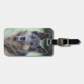 Portret van de Duitse Sheppard Bagagelabel (Voorkant horizontaal)