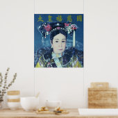 Portret van de Empress Dowager Cixi Poster (Keuken)