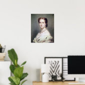Portret van de Empress Eugenie Poster (Thuiskantoor)