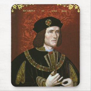 Portret van de Engelse koning Richard III Muismat