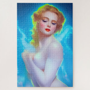 Portret van de etherische godin – surrealistische legpuzzel