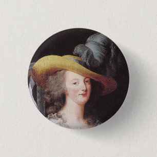 Portret van de Franse koningin, Marie Antoinette Ronde Button 3,2 Cm
