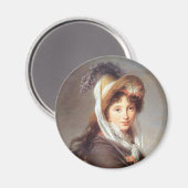 Portret van de Franse revolutionaire dame Magneet (Voorkant / Achterkant)