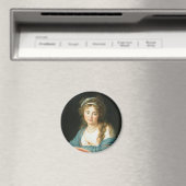 Portret van de Franse revolutionaire dame Magneet (Insitu (Vaatwasser))