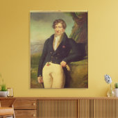 Portret van de Franse zoöloog Canvas Afdruk (Insitu (Woonkamer))