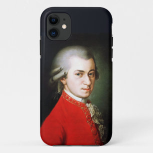 Portret van de grote componist Mozart iPhone 11 Hoesje