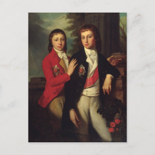 Portret van de Grote Prins augustus van Oldenburg Briefkaart