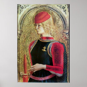 PORTRET VAN DE HEILIGE JORIS POSTER