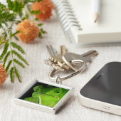 Portret van de heuvelnicht sleutelhanger (Zijkant)