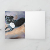 Portret van de Hond van de Mengeling van Terrier Kaart (Binnen)