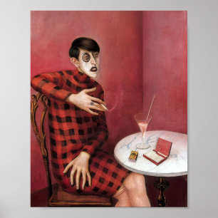 Portret van de journalist Sylvia Von Harden Otto Poster