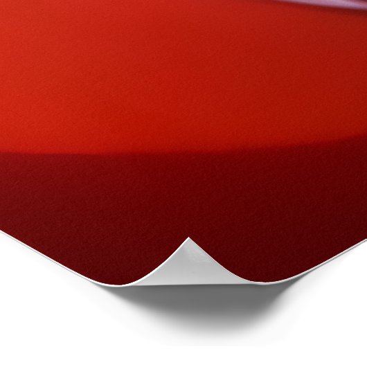 Portret van de Kerstman | AI Art Poster (Hoek)