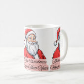 Portret van de Kerstman Koffiemok (Voorkant rechts)